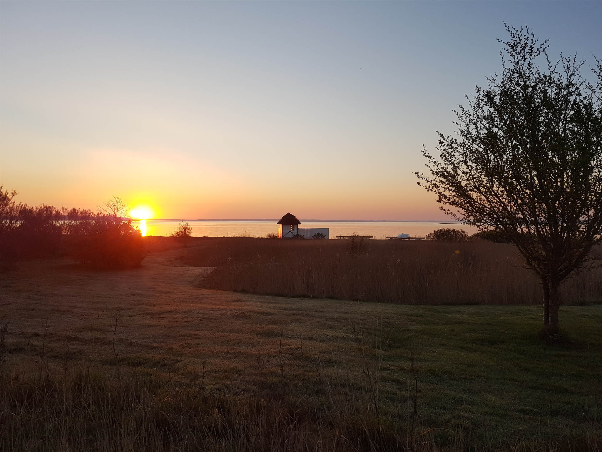Limforden udsigt fra sommerhuset